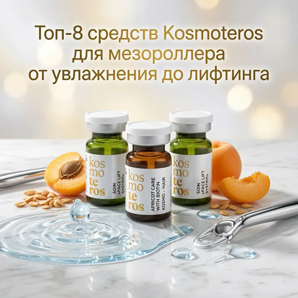 Топ-8 средств Kosmoteros для мезороллера: от увлажнения до лифтинга