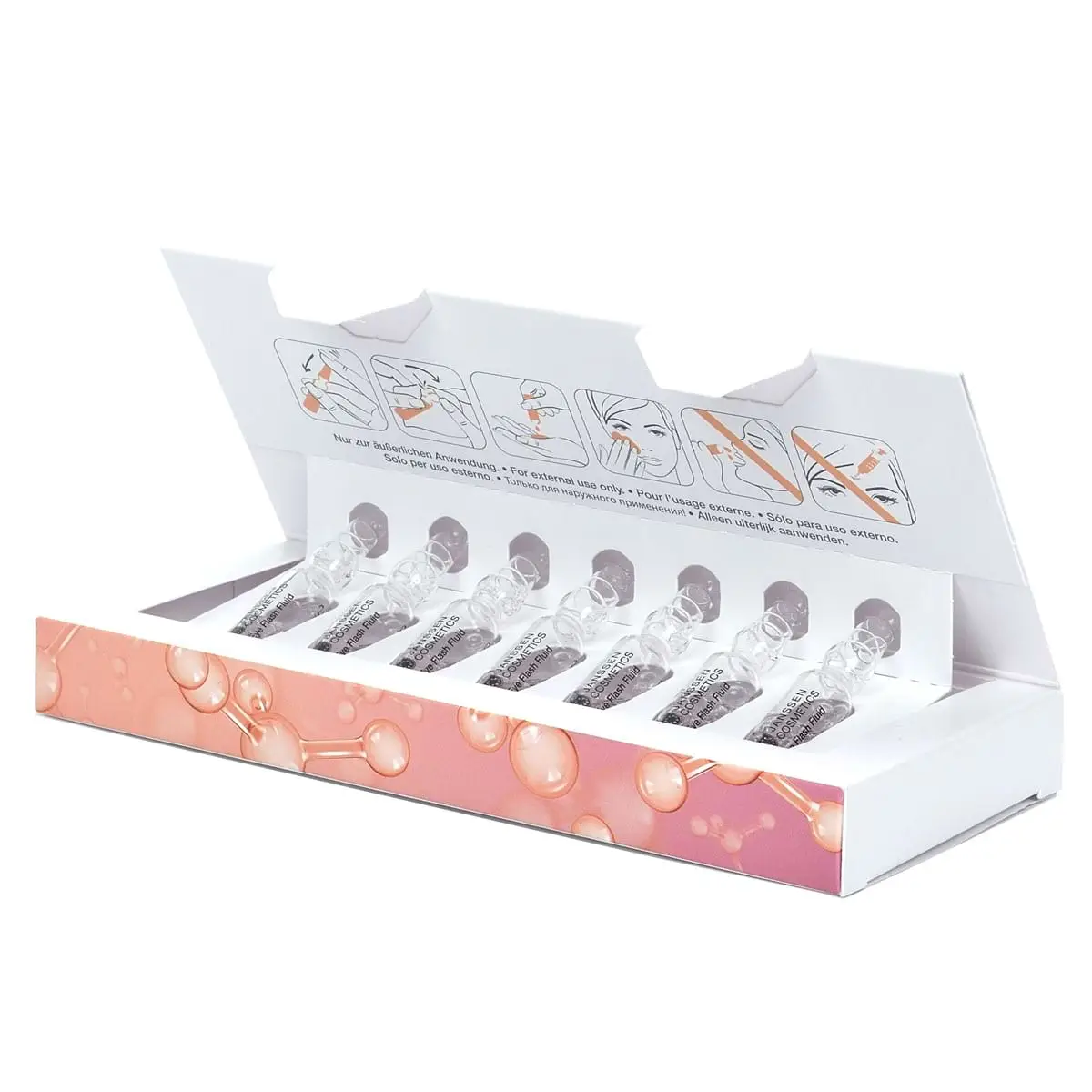 Восстанавливающая сыворотка для контура глаз / Eye Flash Fluid, Ampoules, Janssen Cosmetics (Янсен косметика), 7 х 1,5 мл