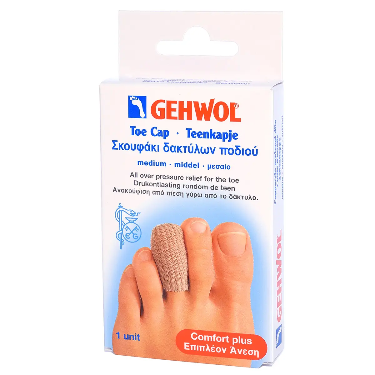 Защитный колпачок, средний / Toe Cap, Gehwol (Геволь), 1 шт Защитный колпачок, средний / Toe Cap, Gehwol (Геволь), 1 шт
