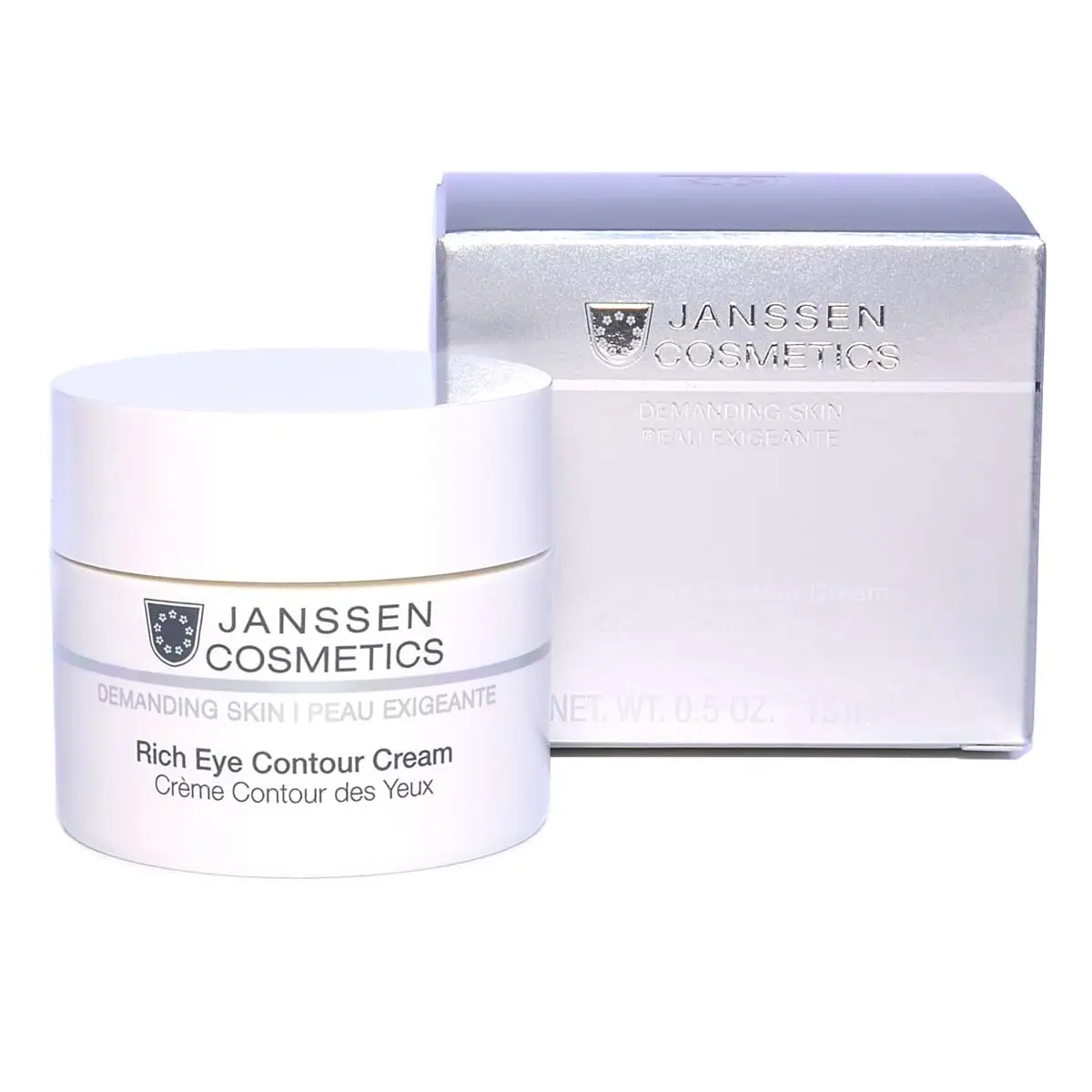 Питательный крем для кожи вокруг глаз / Rich Eye Contour Cream, Demanding skin, Janssen Cosmetics (Янсен косметика), 15 мл