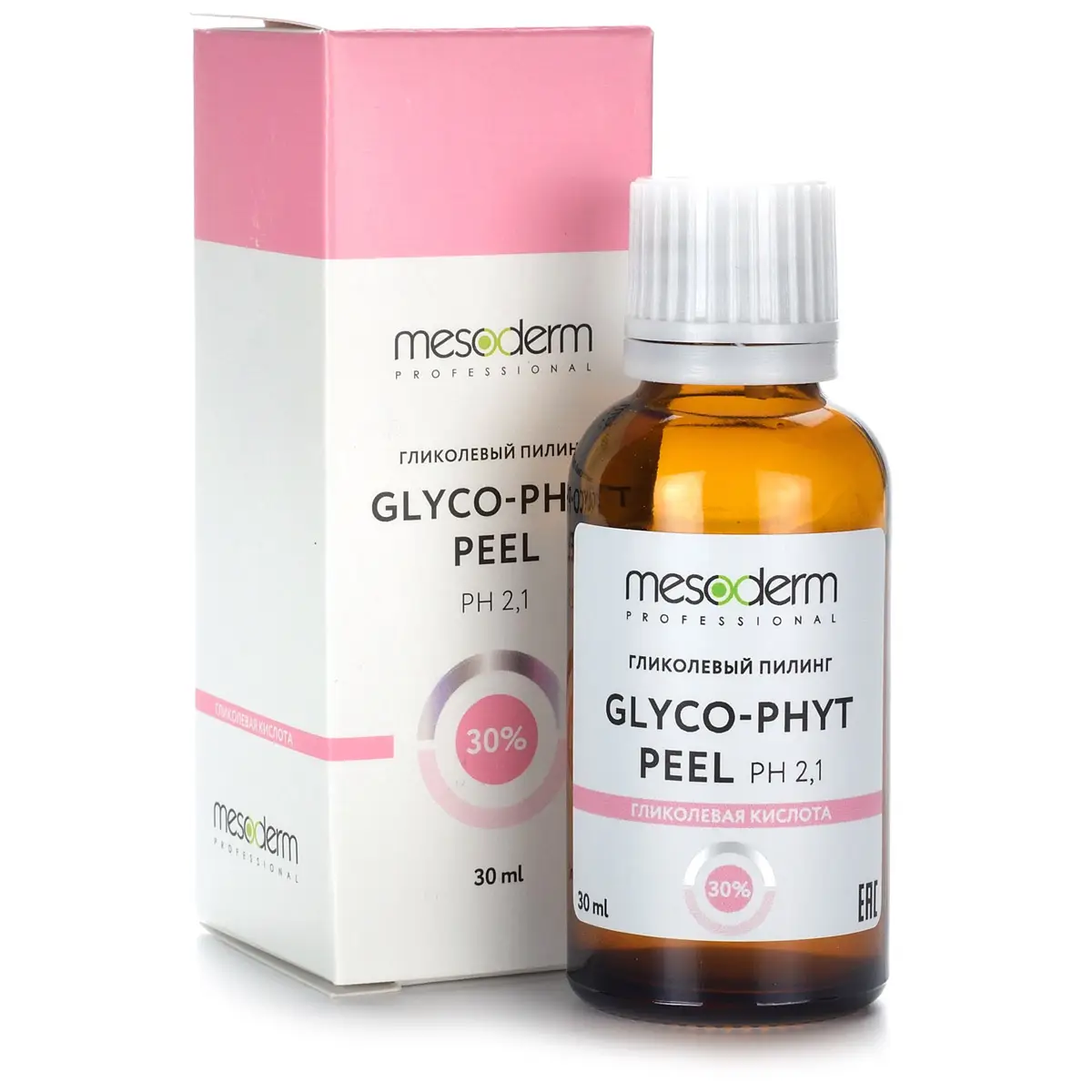 Гликолевый пилинг 30% с койевой и фитиновой кислотой / Glyco-Phyt Peel 30%, Mesoderm (Мезодерм), 30 мл