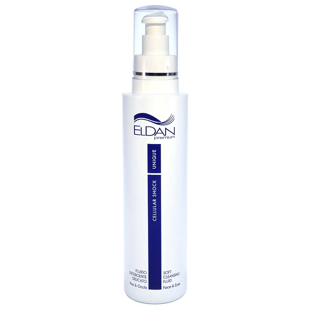 Очищающее средство «Premium Cellular Shock» / Cellular Shock Soft Cleansing Fluid Face & Eyes, Premium, Eldan Cosmetics (Элдан косметика), 250 мл Очищающее средство «Premium Cellular Shock» / Cellular Shock Soft Cleansing Fluid Face & Eyes, Premium, Eldan Cosmetics (Элдан косметика), 250 мл