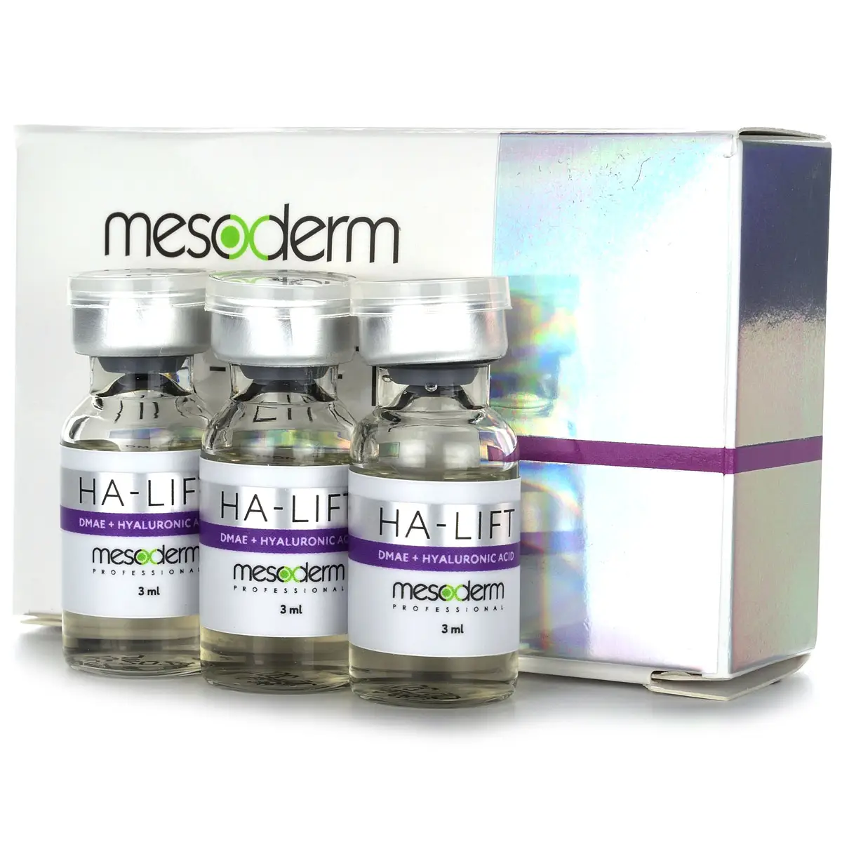 Биоревитализант с DMAE и гиалуроновой кислотой «HA - Lift», Mesoderm (Мезодерм), 3 мл х 3 шт