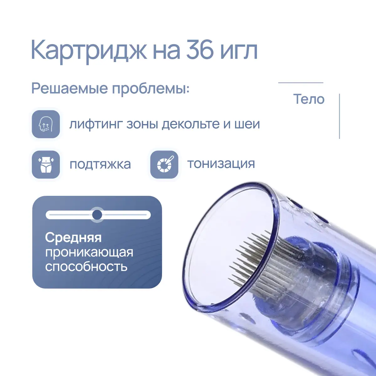 Картридж на 36 игл для DermaPen MesoBox MB-2, MB-3, MB-4 Картридж на 36 игл для DermaPen MesoBox MB-2, MB-3, MB-4