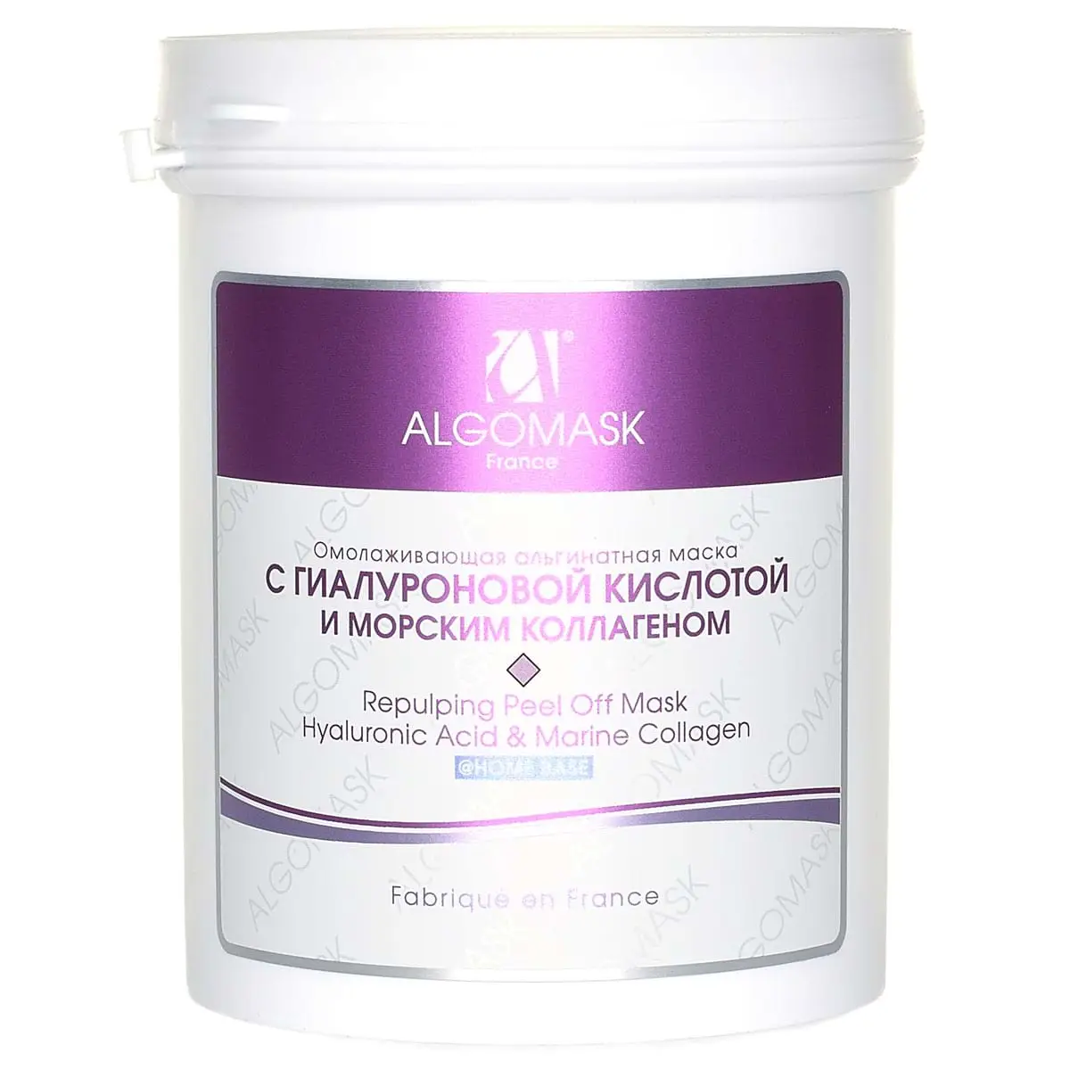 Альгинатная маска для лица омолаживающая с гиалуроновой кислотой и морским коллагеном, 200 гр Algomask