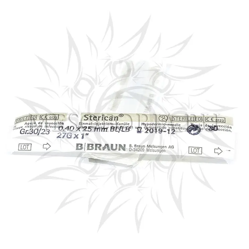 Игла одноразовая инъекционная стерильная 27G (0,40 x 25 мм), B.Braun Sterican, 1 шт