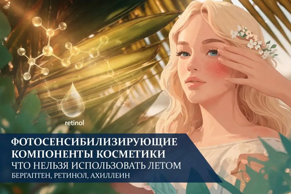Фотосенсибилизирующие компоненты косметики что нельзя летом