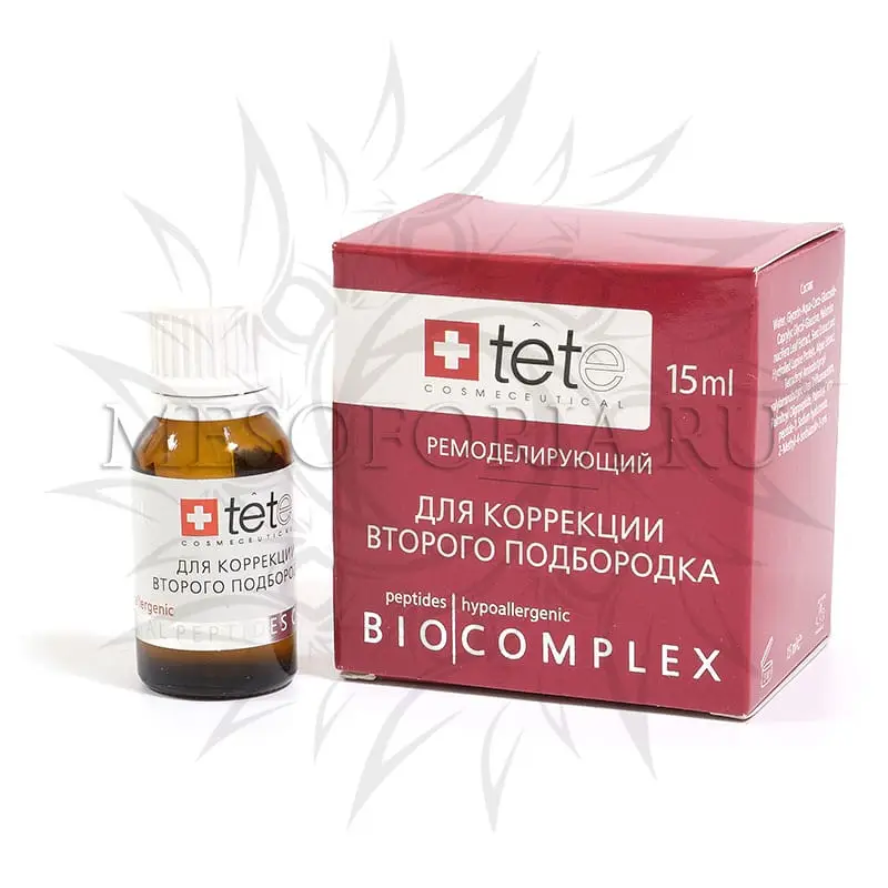 Биокомплекс Tete для коррекции второго подбородка, 15 мл Биокомплекс Tete для коррекции второго подбородка, 15 мл