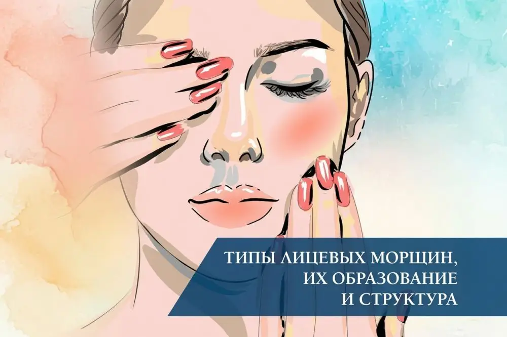 Типы лицевых морщин, их образование и структура