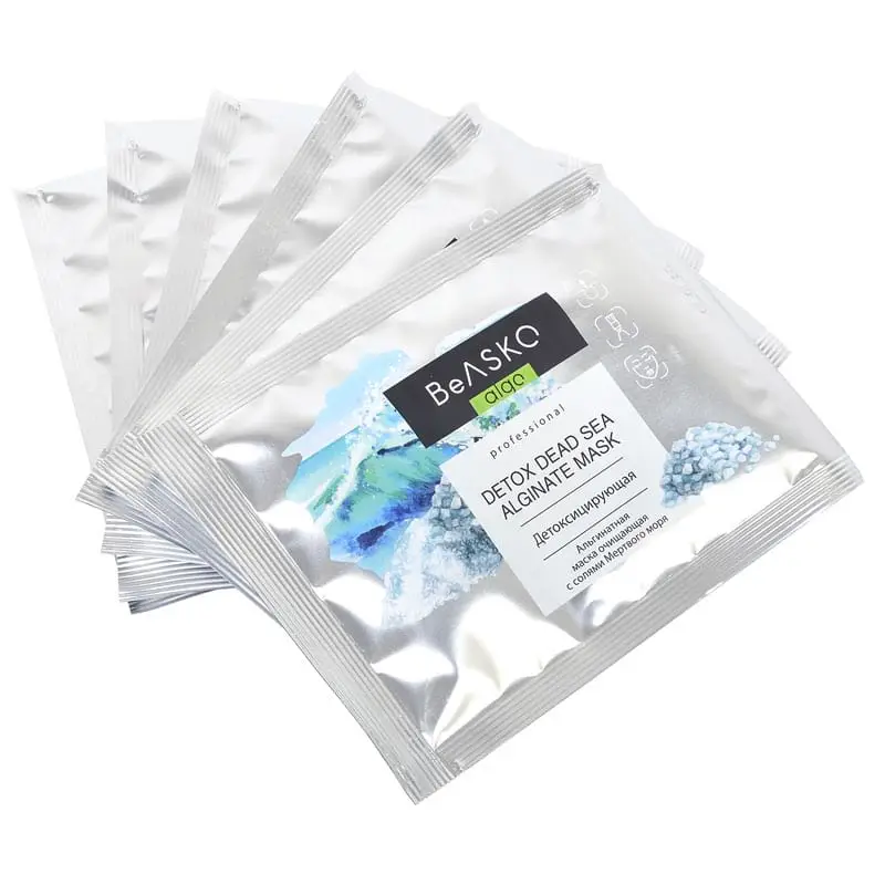 Альгинатная маска детоксицирующая и очищающая с солями Мертвого моря / Detox Dead Sea Alginate Mask, BeASKO - 6*30 гр