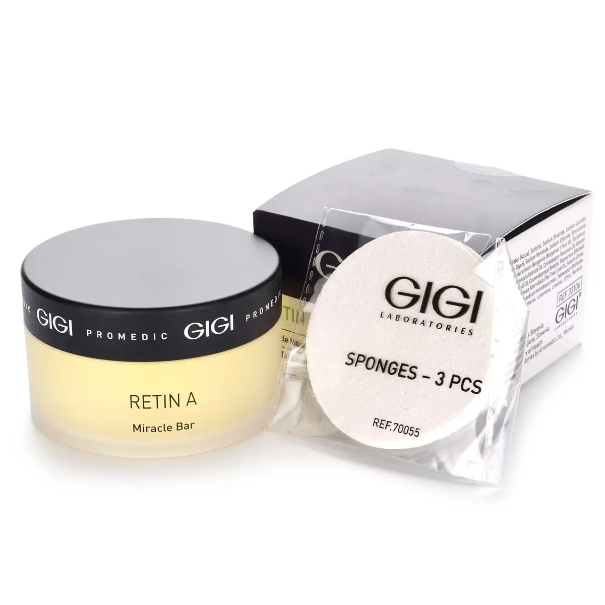 Мыло в банке со спонжем увлажняющее / Miracle Soap Bar, Retin A, GiGi (Джи Джи) - 100 гр Мыло в банке со спонжем увлажняющее / Miracle Soap Bar, Retin A, GiGi (Джи Джи) - 100 гр