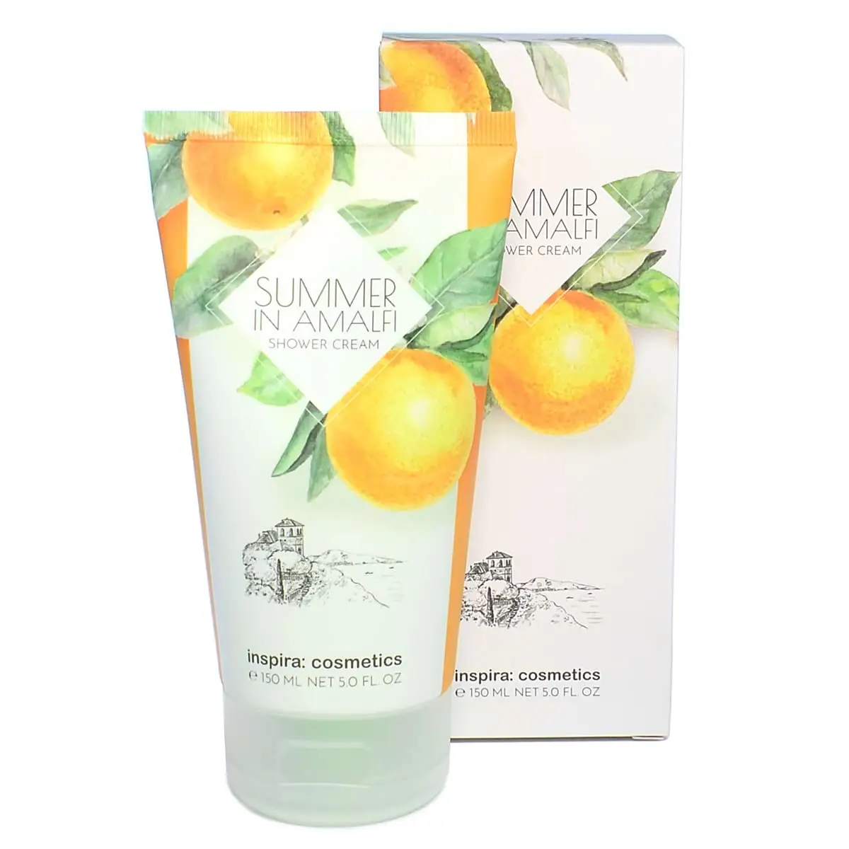 Крем-гель для душа «Лето в Амальфи» / «Summer In Amalfi» Shower Cream, Inspira Cosmetics, Janssen Cosmetics (Янсен косметика), 150 мл