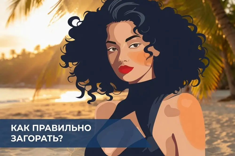 Как правильно загорать?