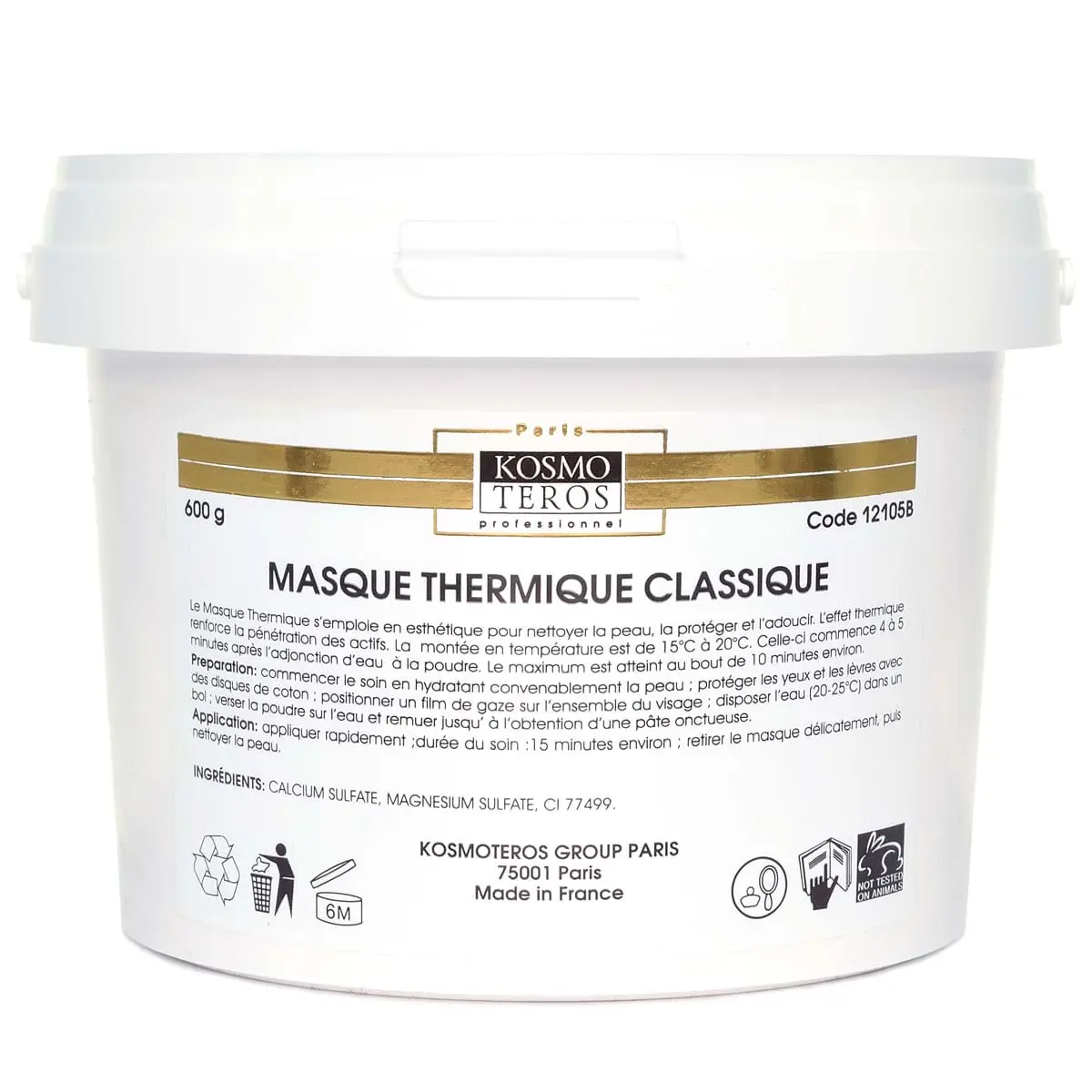 Стимулирующая классическая термомаска, Kosmoteros (Космотерос), 600 гр