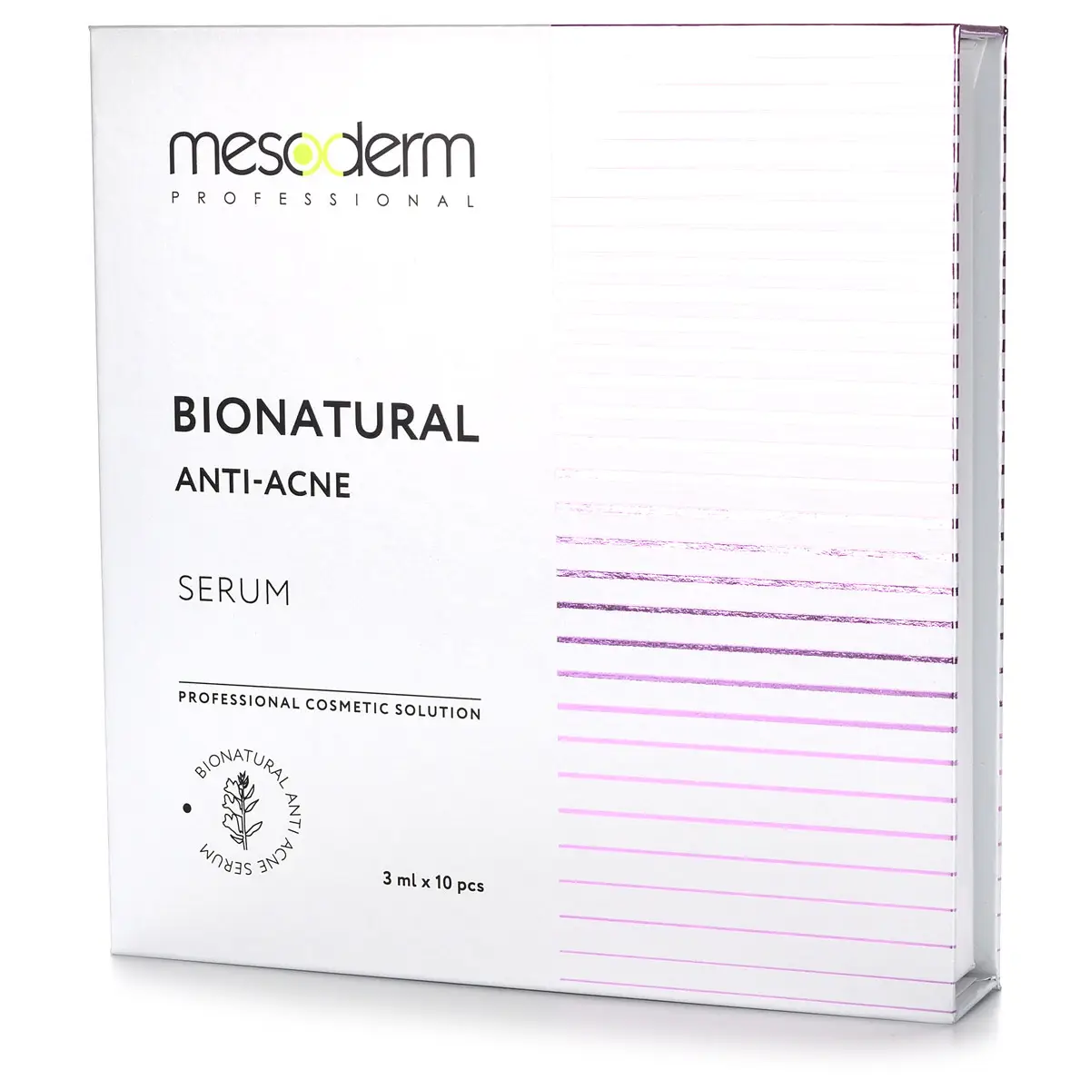 Сыворотка против акне для фракционной мезотерапии / Bionatural Anti Acne Serum, Mesoderm (Мезодерм), 3 мл х 10 шт
