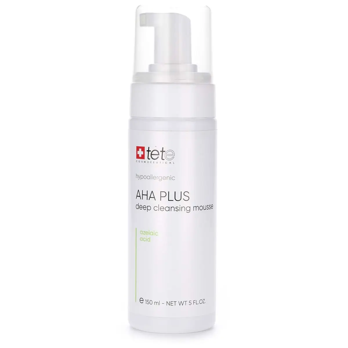 Мусс c комплексом AHA и азелаиновой кислотой / AHA Plus Deep Cleansing Mousse, Tete Cosmeceutical - 150 мл Мусс c комплексом AHA и азелаиновой кислотой / AHA Plus Deep Cleansing Mousse, Tete Cosmeceutical - 150 мл