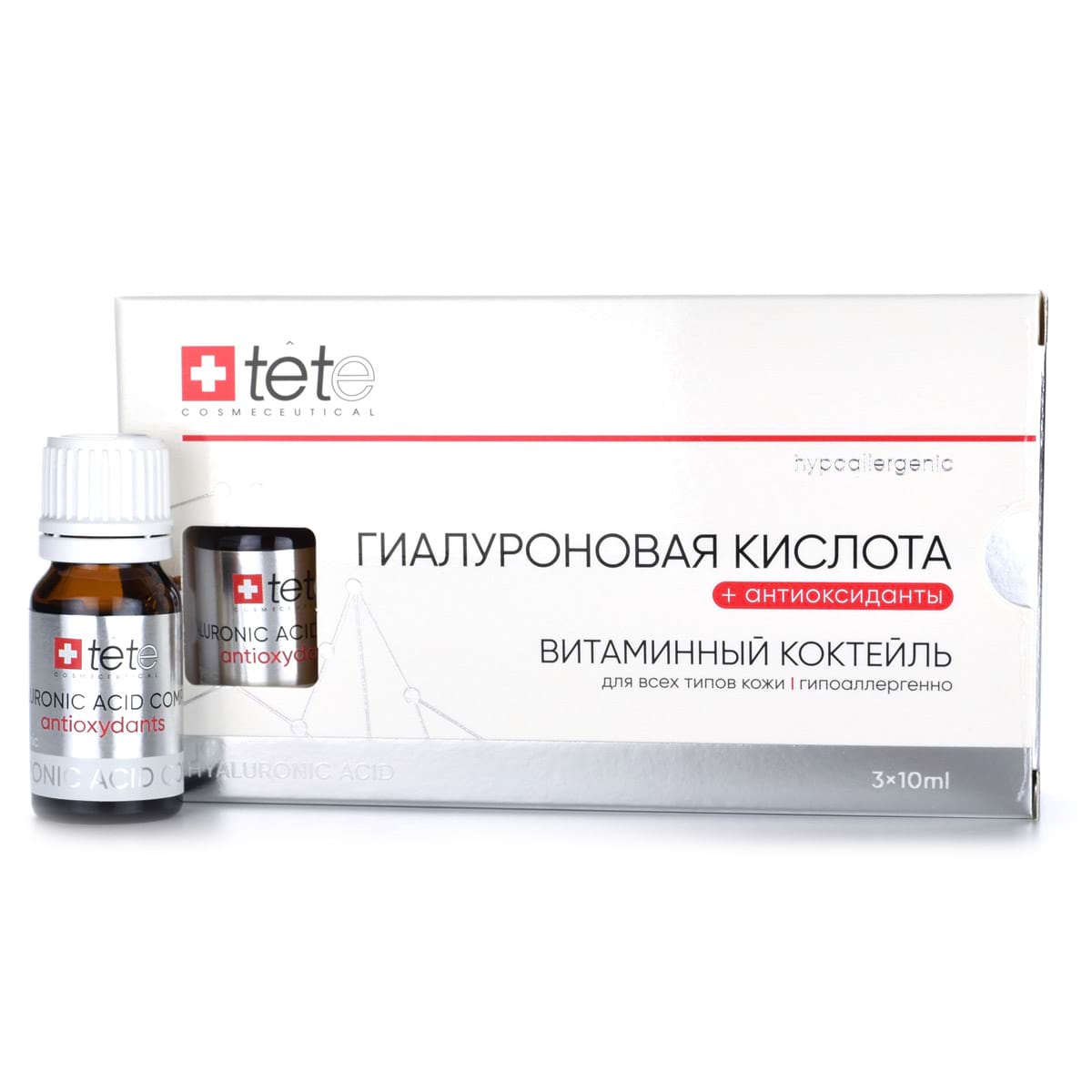 Гиалуроновая кислота + антиоксиданты Tete, 30 мл