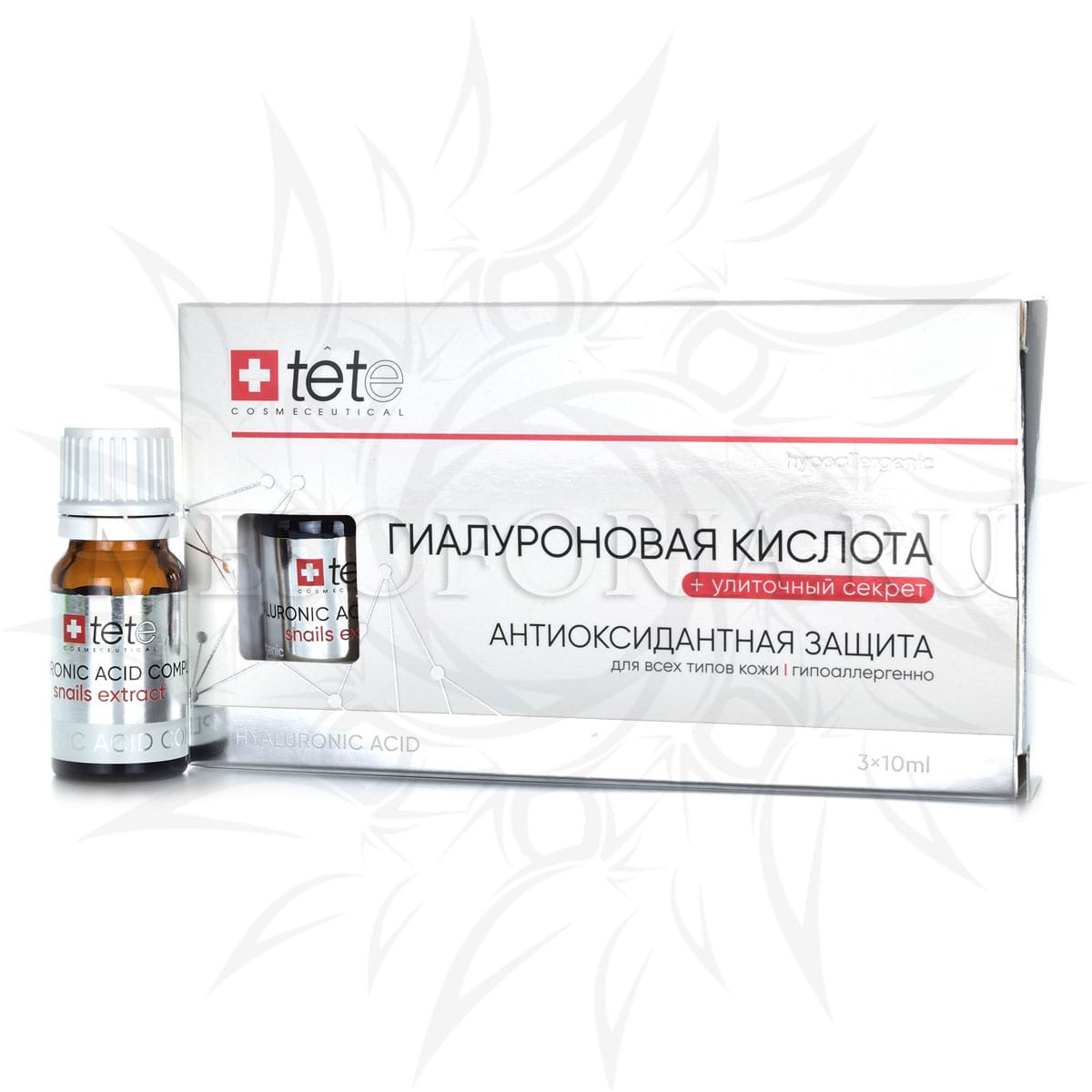 Гиалуроновая кислота + улиточный секрет Tete, 30 мл