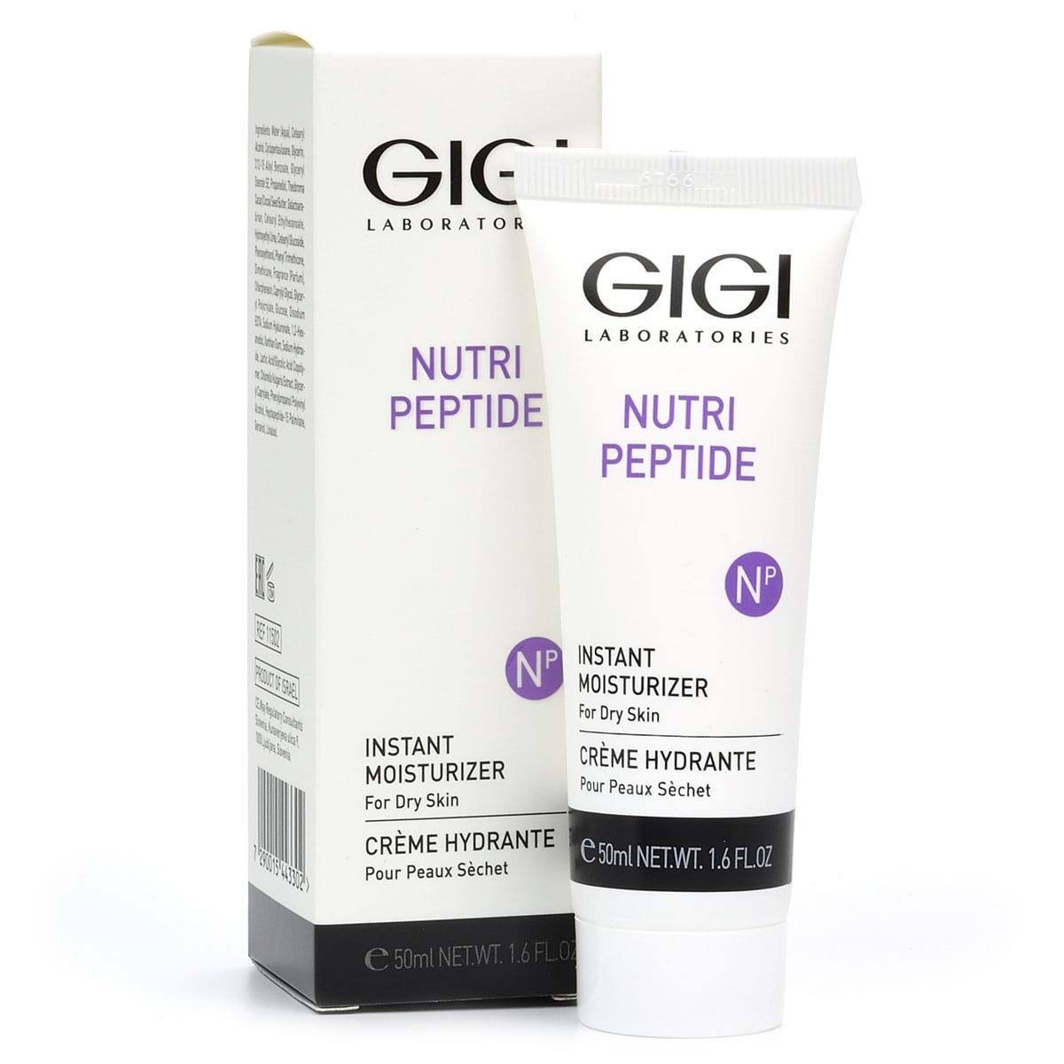 Пептидный крем мгновенное увлажнение для сухой кожи / Instant Moisturizing for Dry Skin, GiGi, Nutri-Peptide, 50 мл