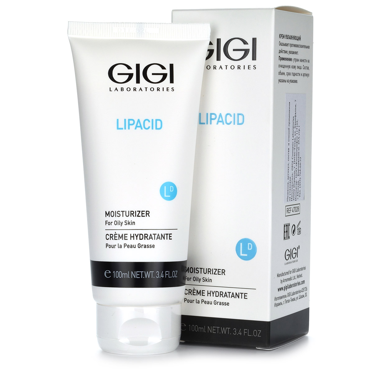 Увлажняющий крем для проблемной кожи / Moisturizer Creme Hydratante, GiGi, Lipacid, 100 мл