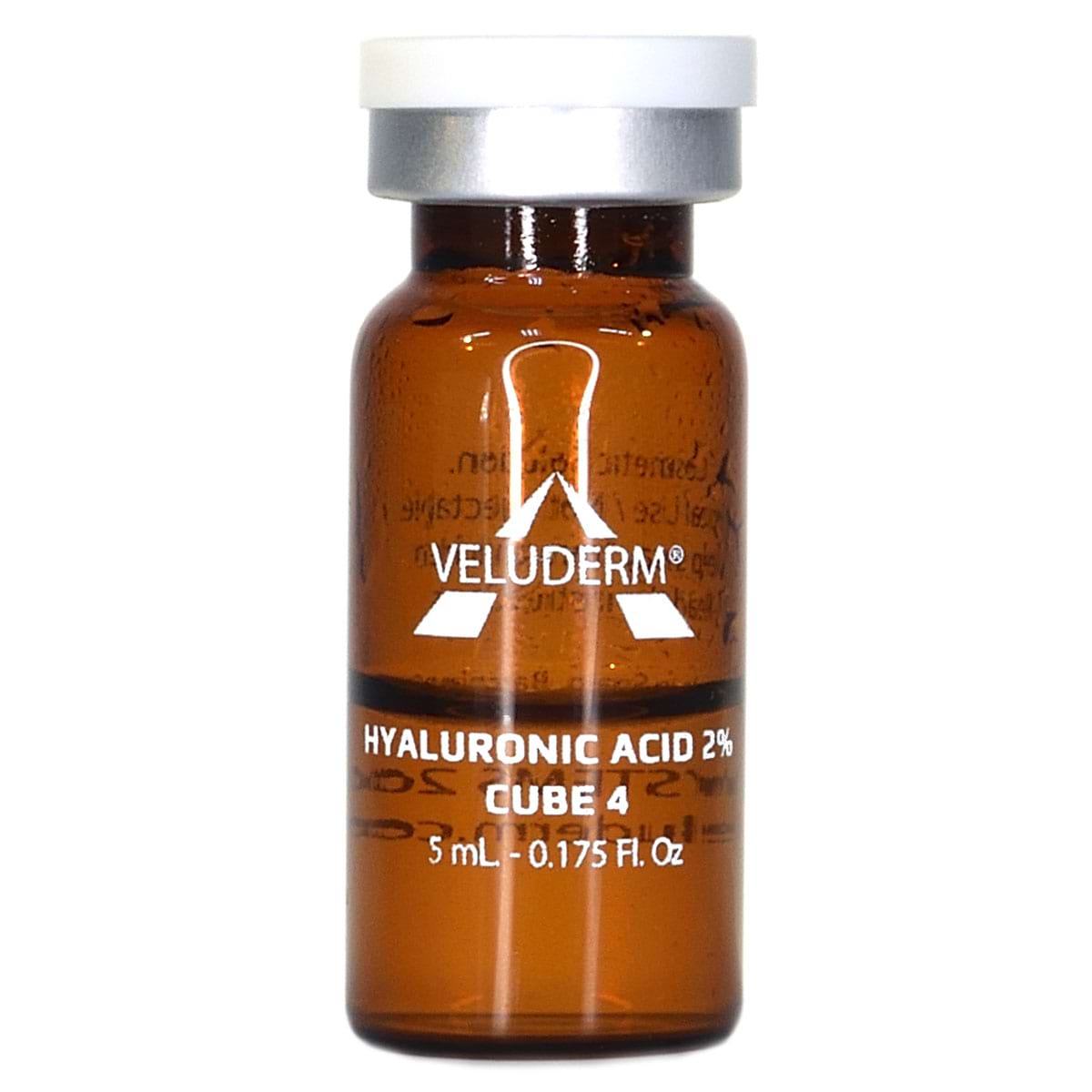 Veluderm (Велюдерм) Hyaluronic Acid 2% Cube4, гиалуроновая кислота 2% Cube4, (биоревитализация, омоложение), 5 мл