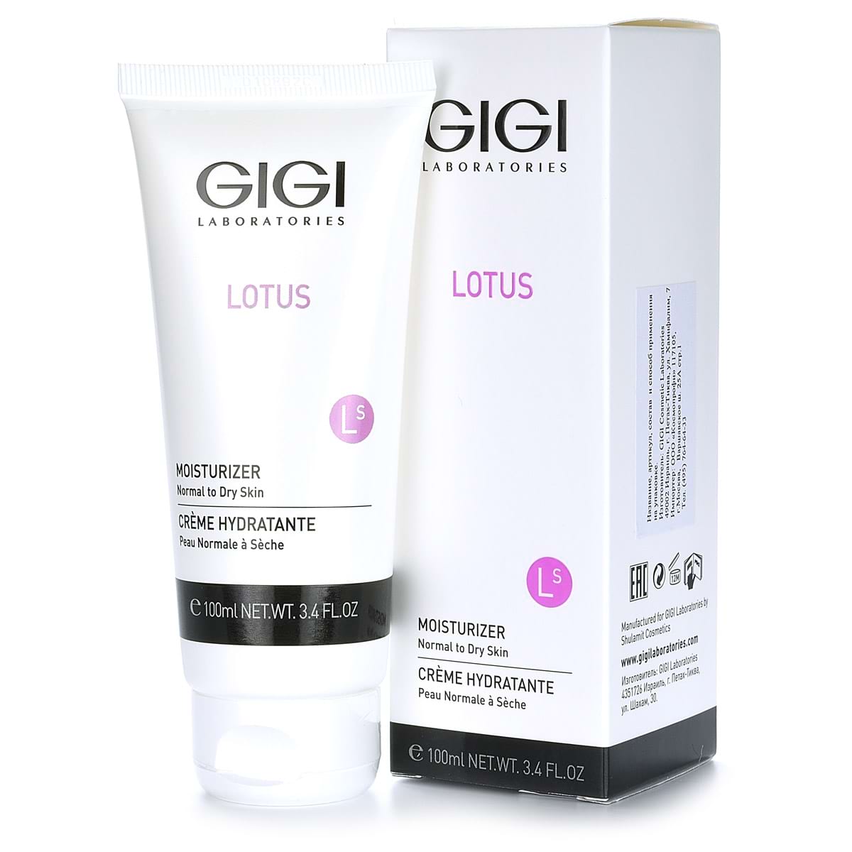 Крем увлажняющий для нормальной и сухой кожи / Moisturizer for Dry Skin, Lotus Beauty, GiGi (Джи Джи) – 100 мл
