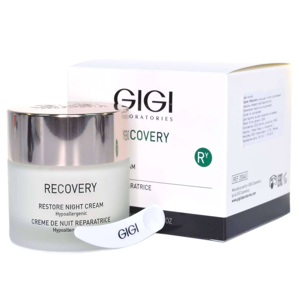 Восстанавливающий ночной крем / Restore Night Cream, Recovery, GiGi (Джи Джи) – 50 мл