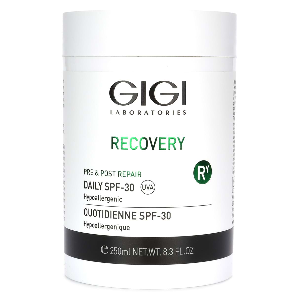 Крем увлажняющий восстанавливающий / Daily SPF – 30, Recovery, GiGi (Джи Джи) – 250 мл