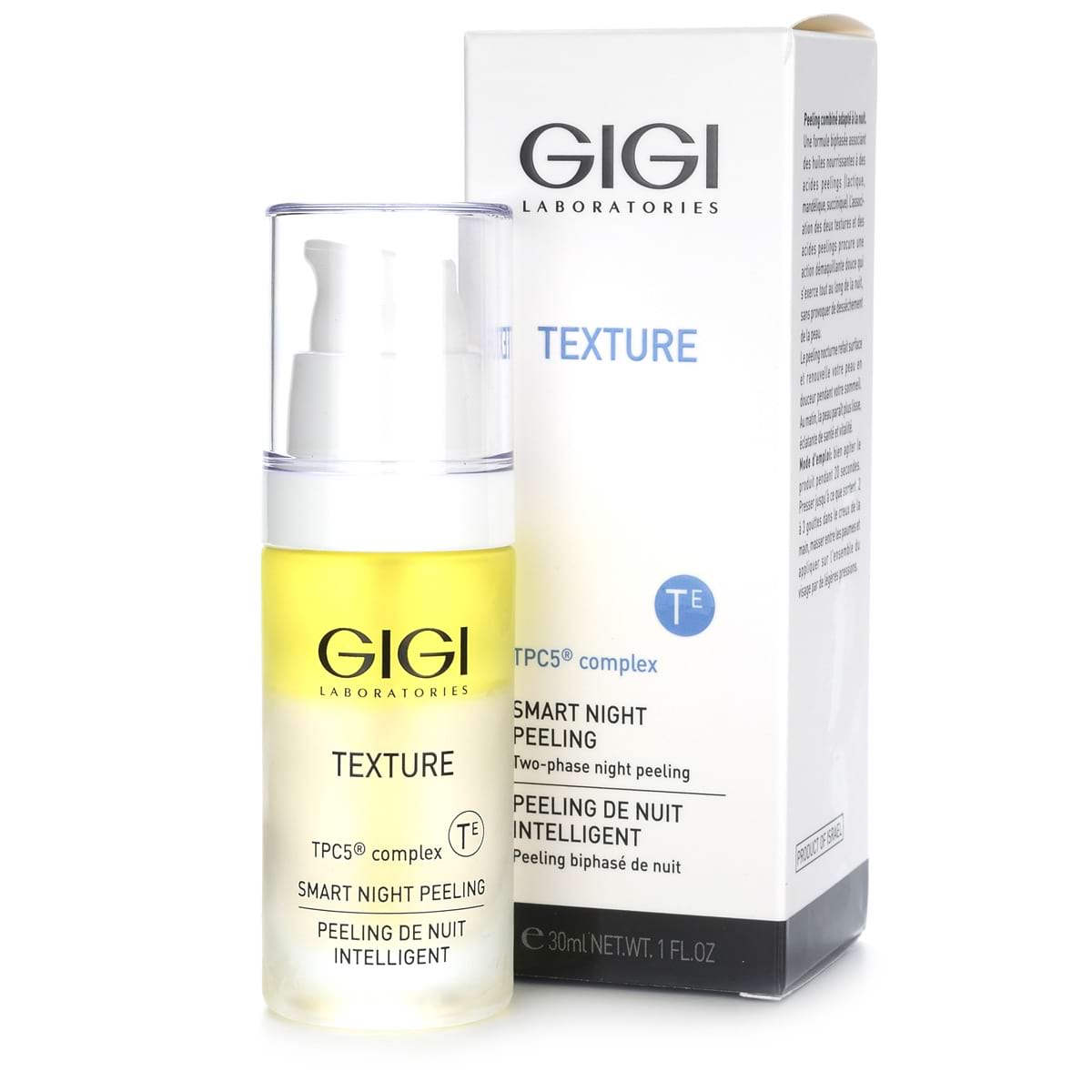Ночной двухфазный пилинг / Smart Night Peeling, Texture, GiGi (Джи Джи) – 30 мл