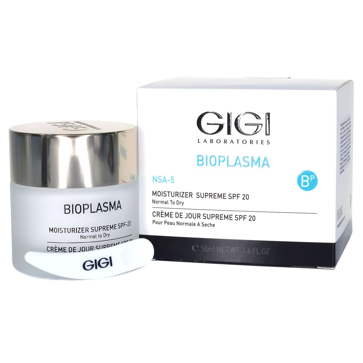 Крем увлажняющий для нормальной и сухой кожи / Moist Supreme SPF 20, Bioplasma, GiGi (Джи Джи) – 50 мл