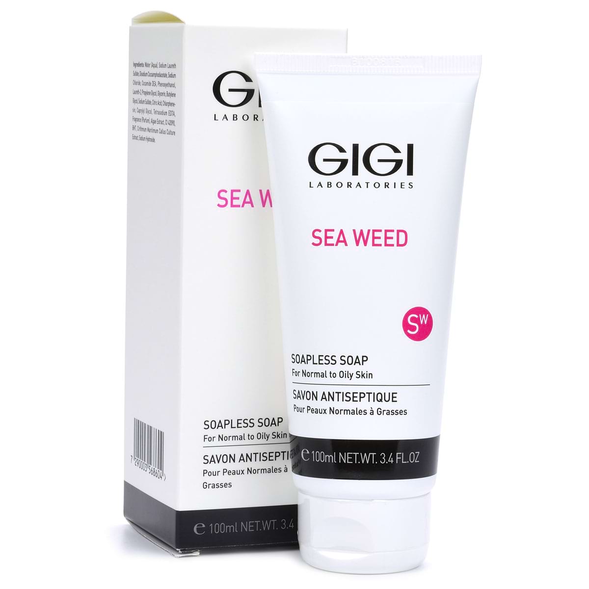 Мыло жидкое непенящееся / Soapless Soap, Sea Weed, GiGi (Джи Джи) – 100 мл