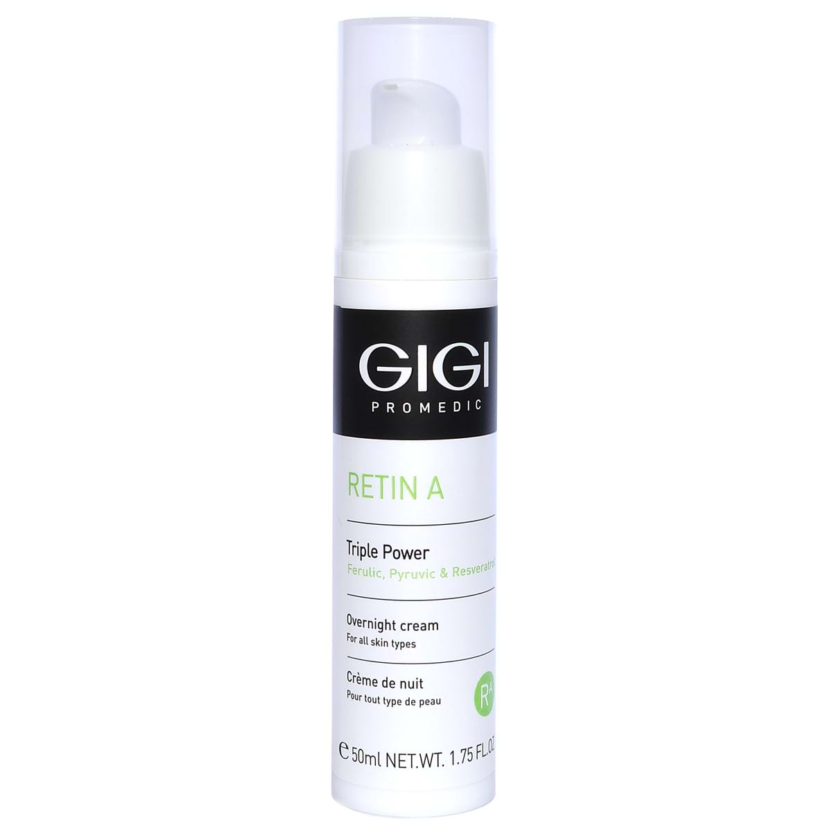 Ночной крем пролонгированного действия / Triple Power Overnight Cream, Retin A, GiGi (Джи Джи) – 50 мл