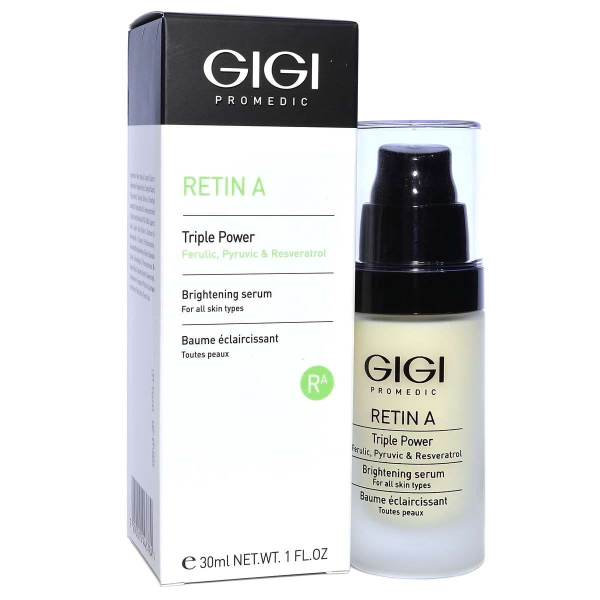 Осветляющая сыворотка / Triple Power Brightening Serum, Retin A, GiGi (Джи Джи) – 30 мл