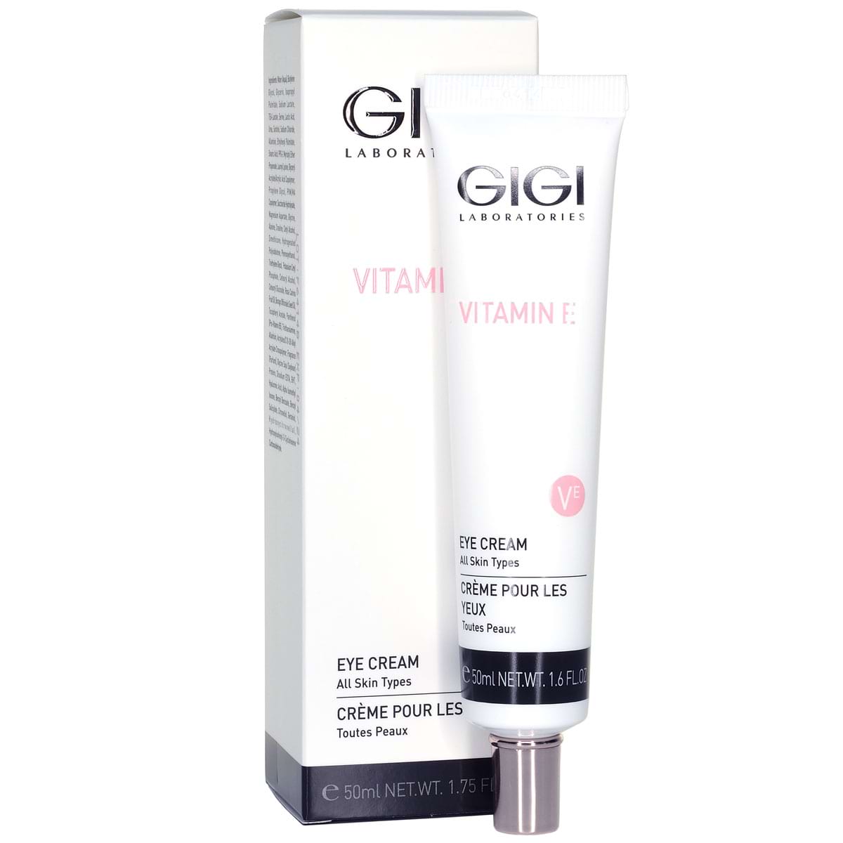 Крем для век / Eye Cream, Vitamin E, GiGi (Джи Джи) – 50 мл