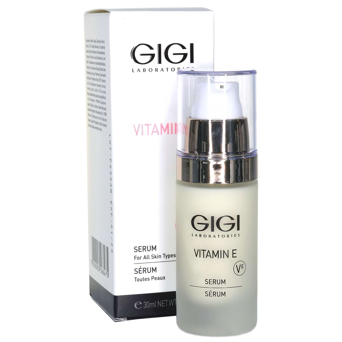 Сыворотка с Витамином Е / Serum, Vitamin E, GiGi (Джи Джи) – 30 мл