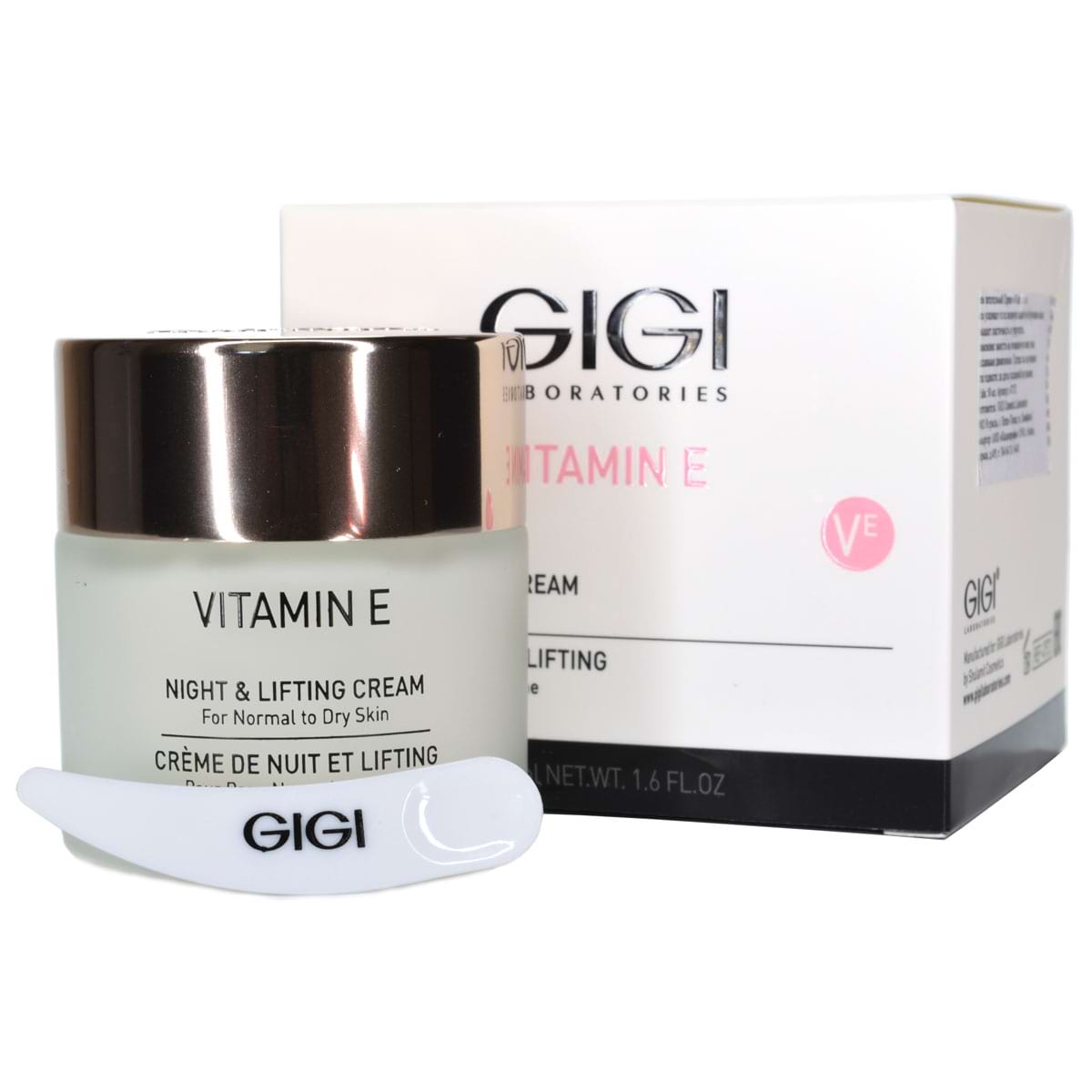 Крем ночной лифтинговый / Night & Lifting Cream, Vitamin E, GiGi (Джи Джи) – 50 мл