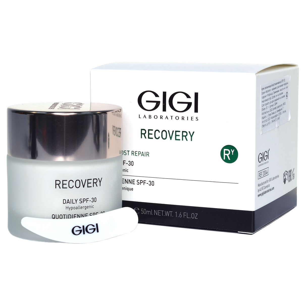 Крем увлажняющий восстанавливающий / Daily SPF – 30, Recovery, GiGi (Джи Джи) – 50 мл