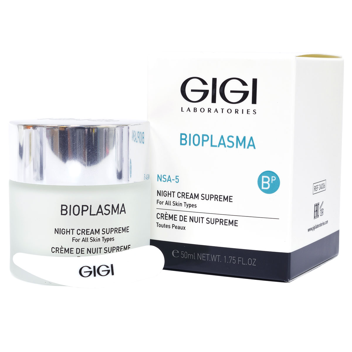 Hочной питательный крем / Night Cream Supreme, Bioplasma, GiGi (Джи Джи) – 50 мл