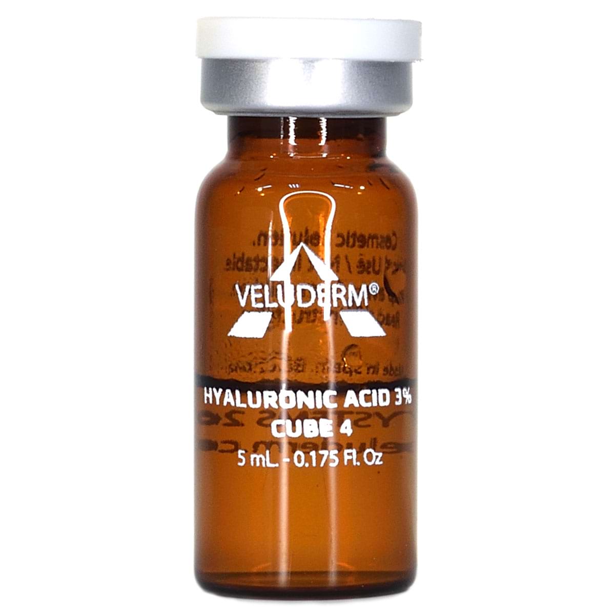 Veluderm (Велюдерм) Hyaluronic Acid 3% Cube4, гиалуроновая кислота 3% Cube4, (биоревитализация, омоложение), 5 мл