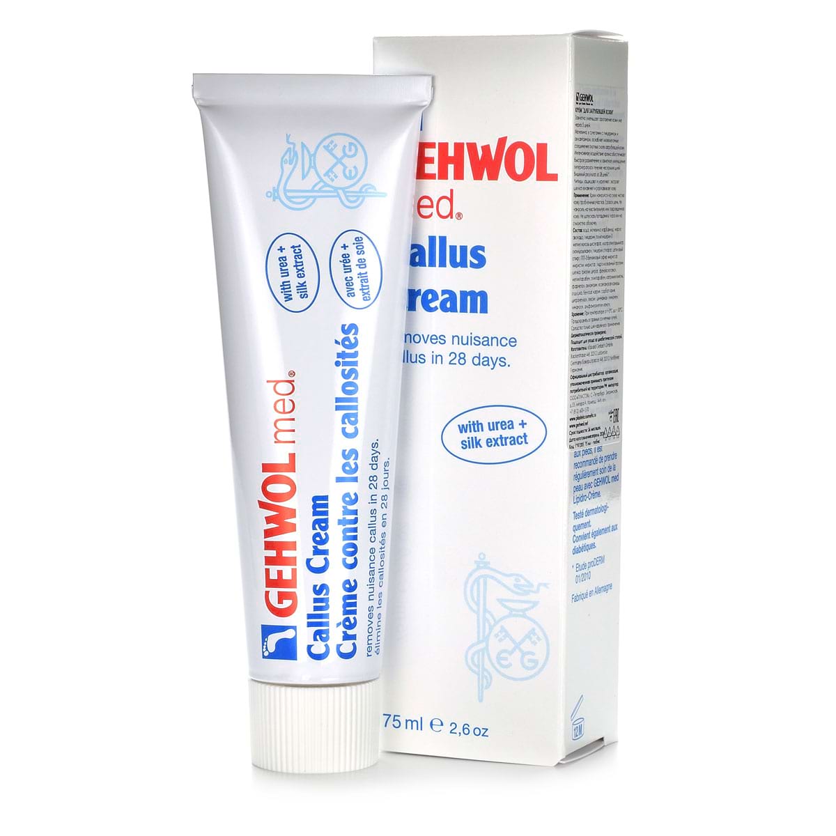 Крем для загрубевшей кожи / Med Hornhaut-Creme, Gehwol (Геволь), 75 мл