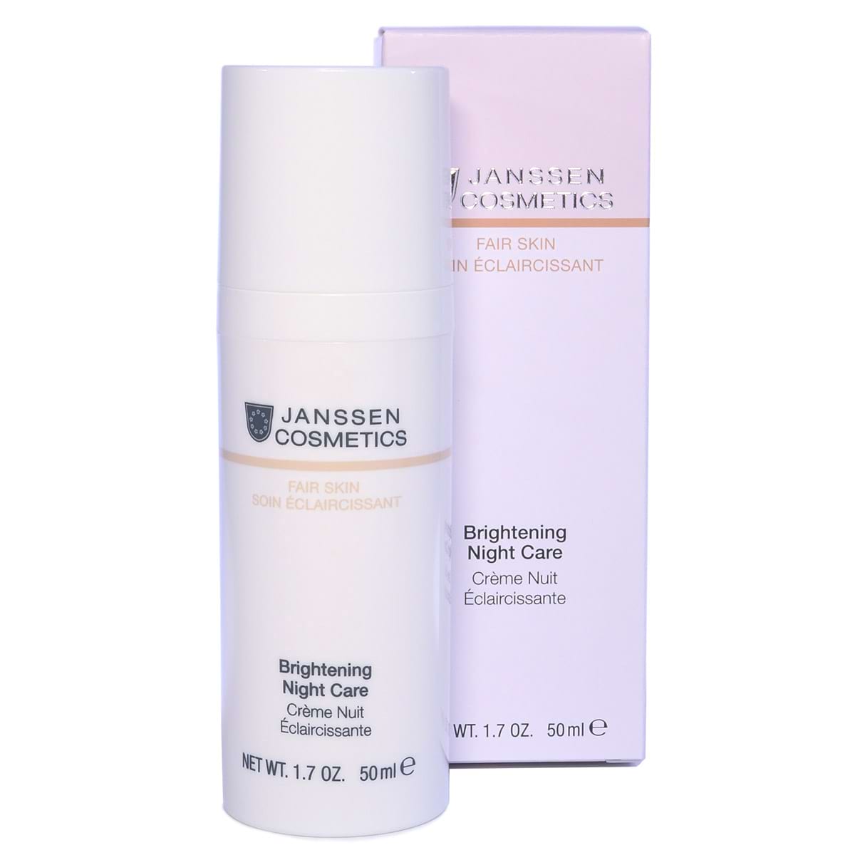 Осветляющий ночной крем / Brightening Night Care, Fair Skin, Janssen Cosmetics (Янсен косметика), 50 мл