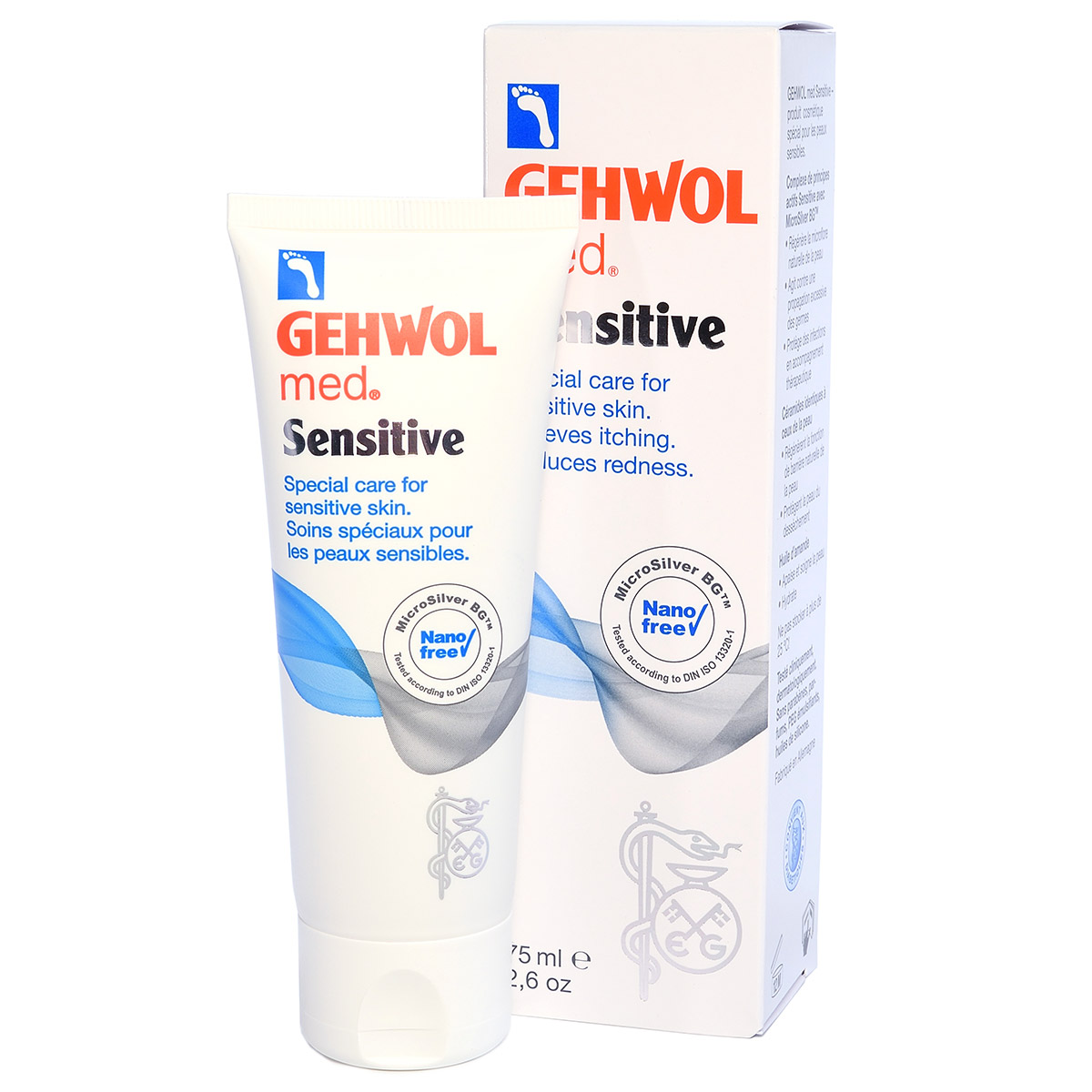 Крем для чувствительной кожи / Med Sensitive Cream, Gehwol (Геволь), 75 мл