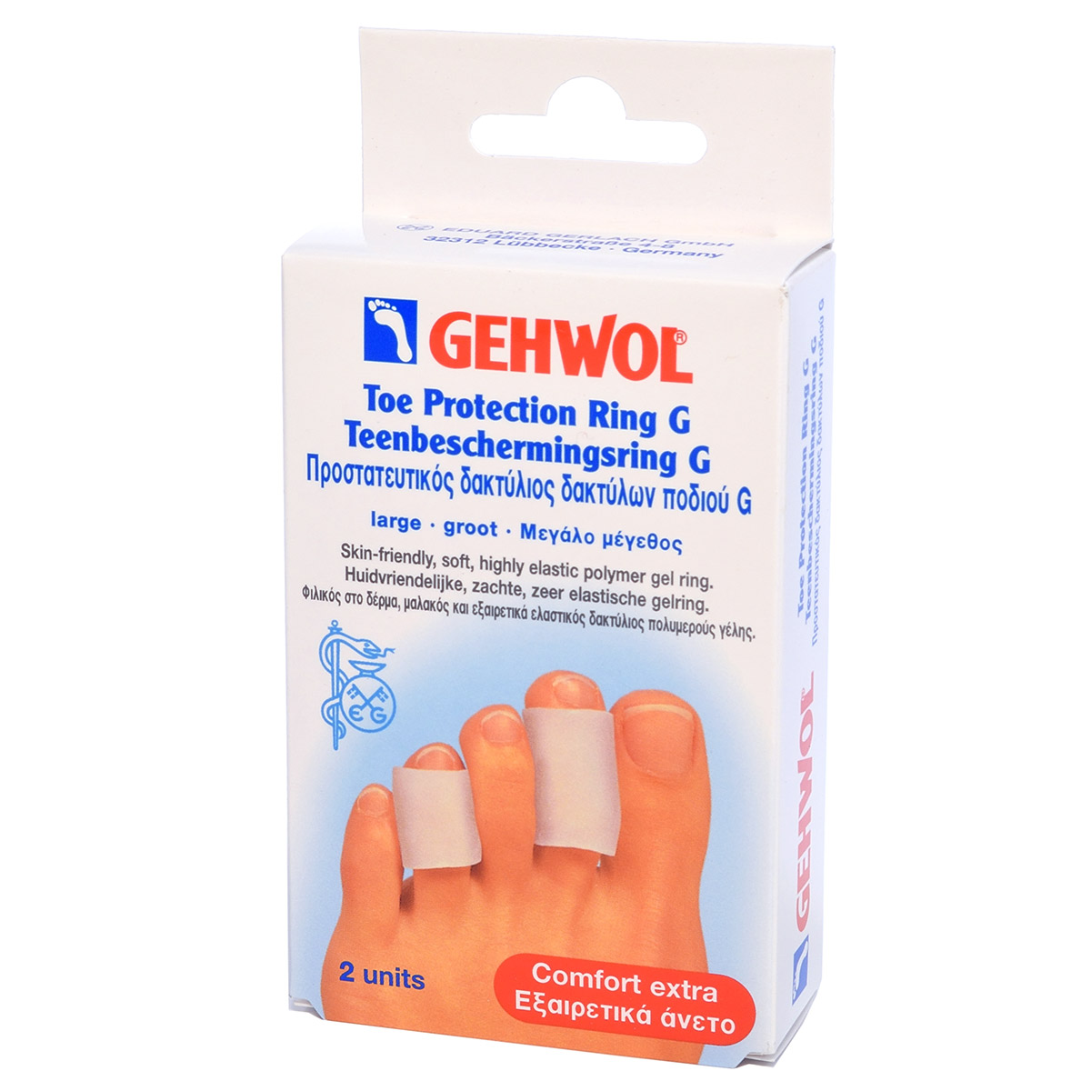 Гель-кольцо G, большое (36 мм.) / Toe Protection Ring G large, Gehwol (Геволь), 2 шт