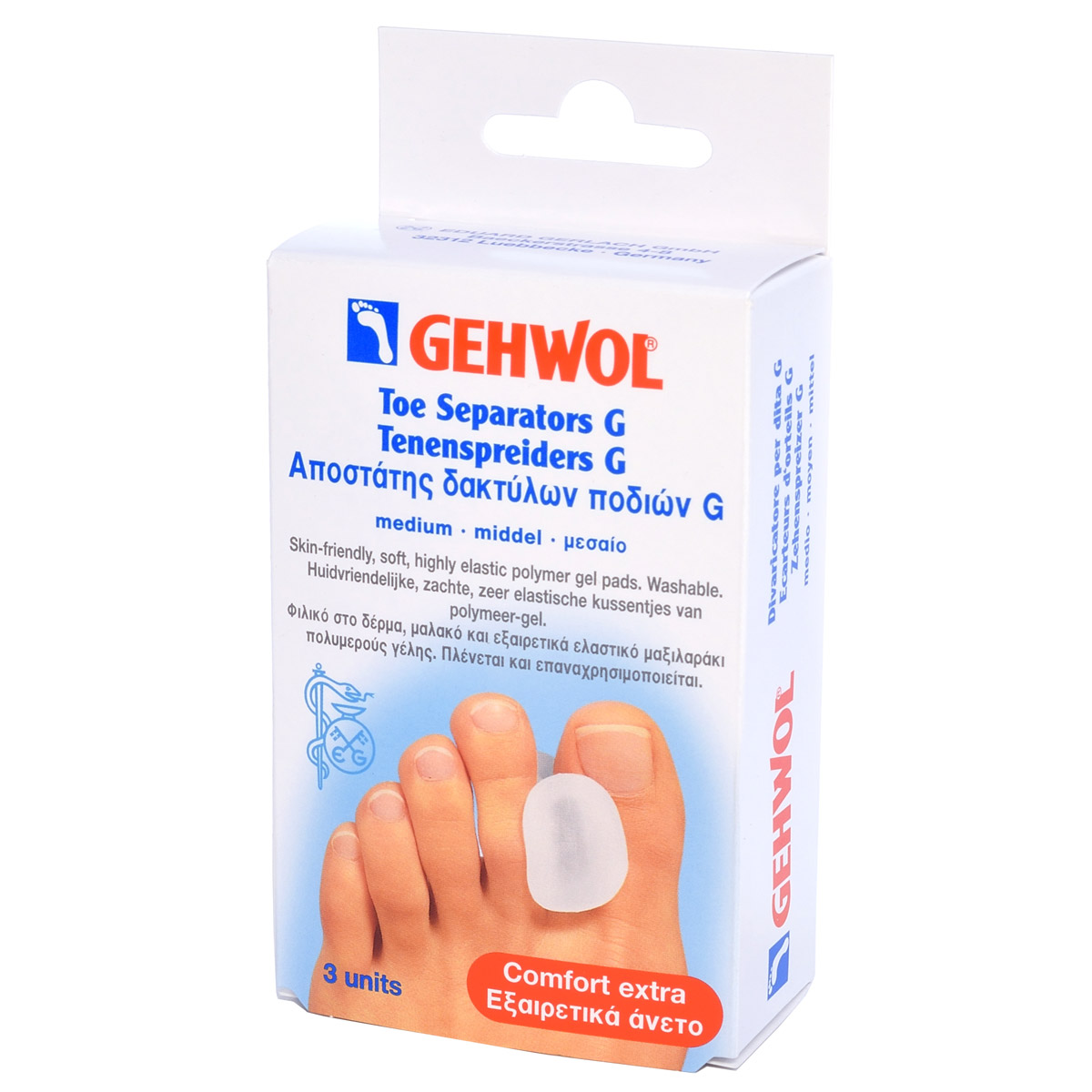 Гель-корректоры G, средние / Toe Separators G medium, Gehwol (Геволь), 3 шт