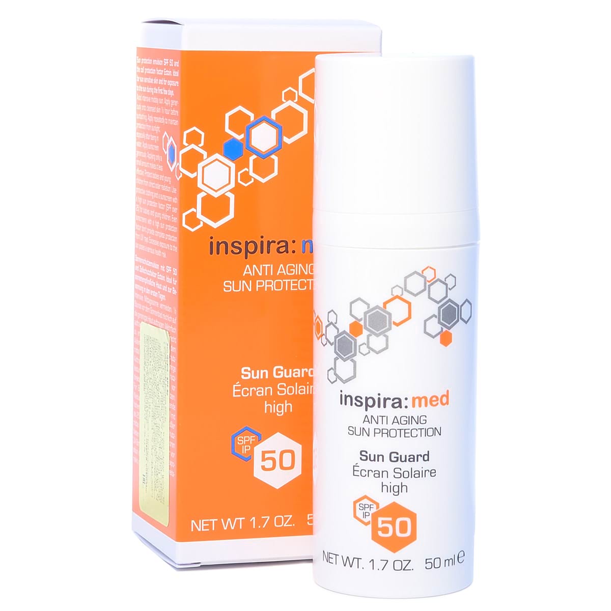Солнцезащитная эмульсия SPF 50 / Sun Guard SPF 50, Inspira Med, Janssen Cosmetics (Янсен косметика), 50 мл