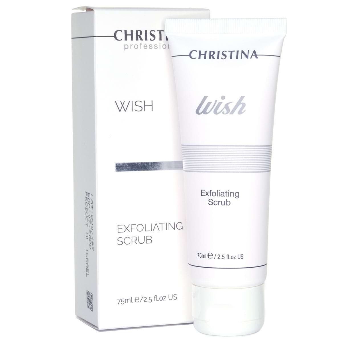 Скраб-эксфолиатор / Exfoliating Scrub, Wish, Christina (Кристина) – 75 мл