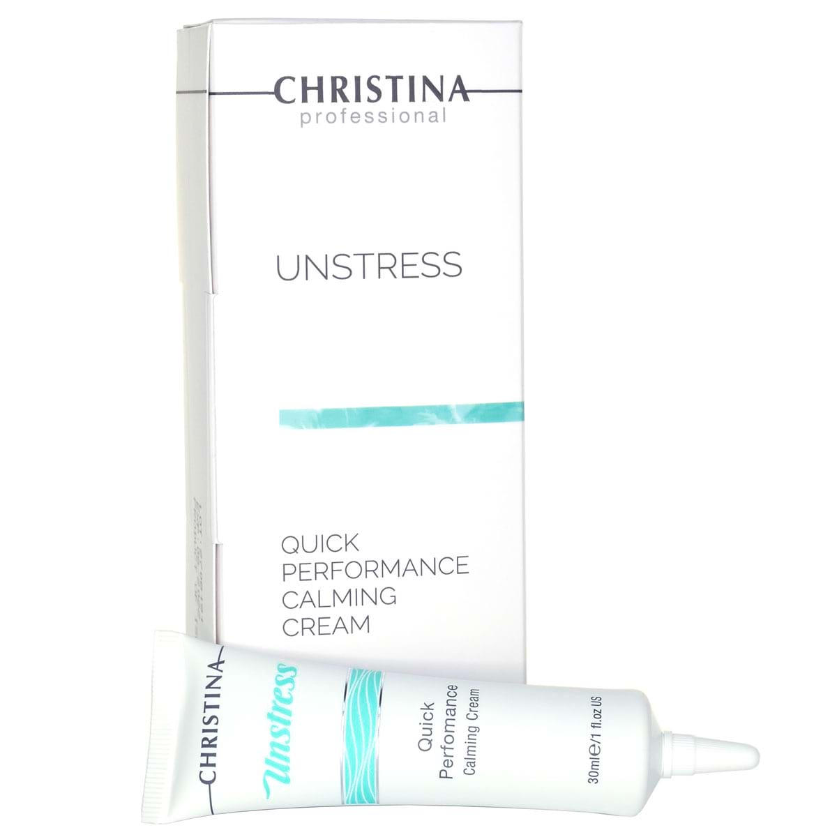 Успокаивающий крем быстрого действия / Quick Performance Calming Cream, Unstress, Christina (Кристина) – 30 мл