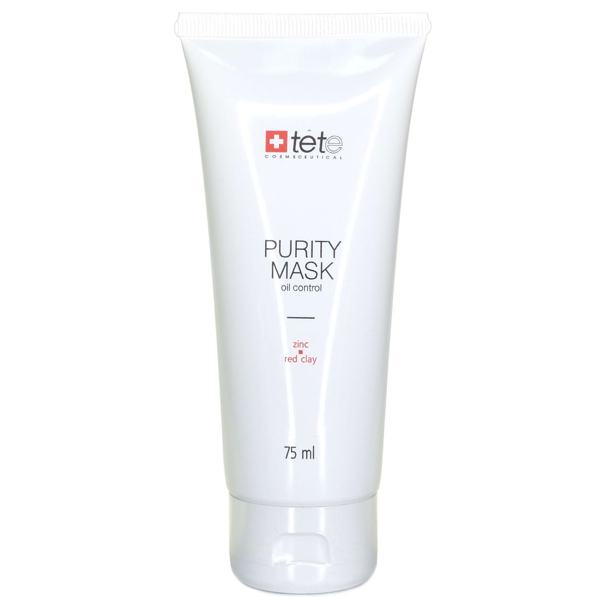 Себорегулирующая очищающая маска с цинком и красной глиной / Purity Mask Oil Control, Tete Cosmeceutical – 75 мл