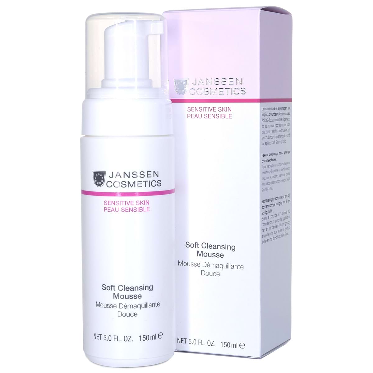 Мусс нежный очищающий с аллантоином / Soft Cleansing Foam, Sensitive Skin, Janssen Cosmetics (Янсен косметика), 150 мл