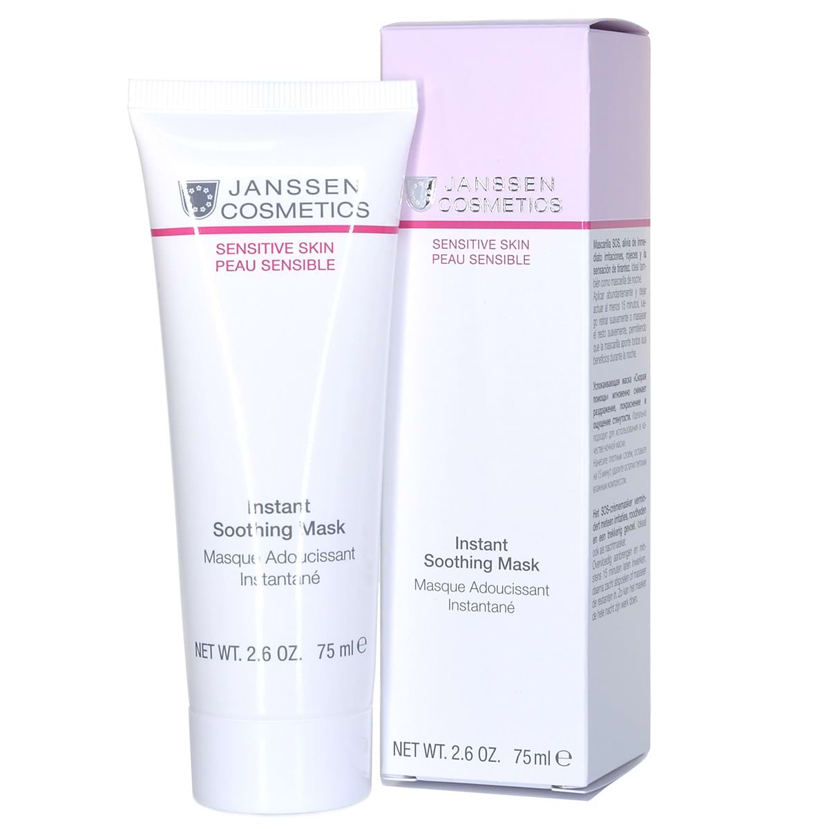 Мгновенно успокаивающая маска SOS-средство / Instant Soothing Mask, Sensitive Skin, Janssen Cosmetics (Янсен косметика), 75 мл